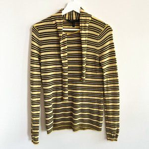 Adorable & Flattering Tie Neck Top